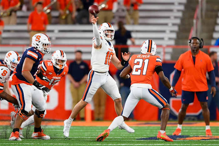 Justin Lamson, Syracuse QB transfer